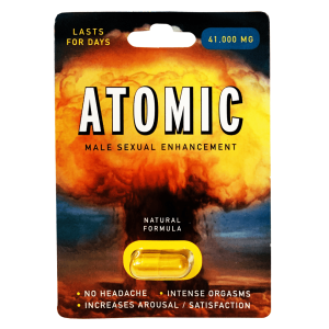 Atomic 41000 mg Natural Formula Male Sexual Enhancement Gold