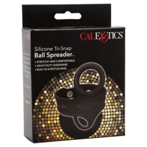 Ball Spreader Silicone Tri-Snap Scrotum Ring Cal Exotics