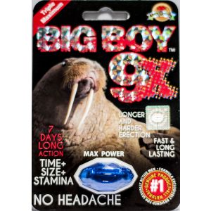 Big Boy 9X Triple Maximum Enhancement Pill for Men 