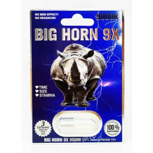 Male Sexual Enhancement 9000k Pill Big Horn 9X front