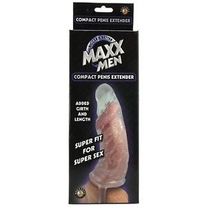 Compact Penis Extender Sleeve Clear Maxx Men