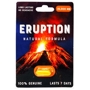 Eruption 35000 mg Natural Formula Gold Male Sexual Enhancement