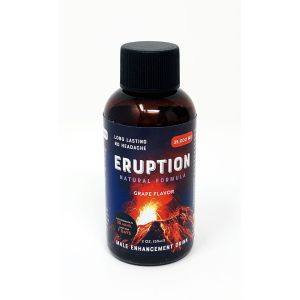 Eruption 35000mg Grape Flavor Male Enhancement Drink 2 Fl Oz Shot