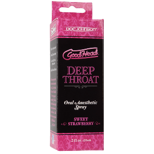 GoodHead Sweet Strawberry Deep Throat Oral Anesthetic Spray