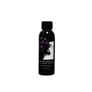 Massage Oil Grape Edible 2 oz