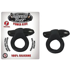 Power Cock Ring Silicone Black Mack Tuff