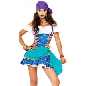 Pirate Gypsy Cosplay Costume 88520 B' Naked