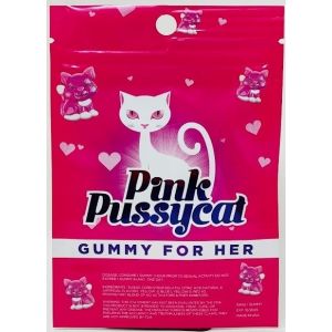 Enhancement Gummy 10mg Pink Pussycat Female Sensual solo