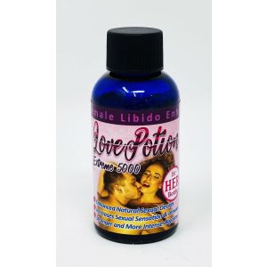 Love Potion Extreme 5000 For Her Natural Enhancement 2Oz Liquid Shot