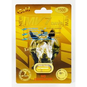 MV 7 Days Gold 4500mg  Male Sexual Enhancement  Capsules