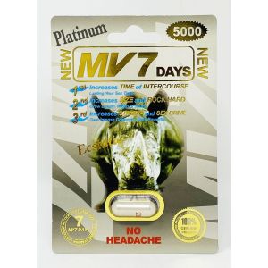 MV 7 Days Platinum 5000mg  Male Sexual Enhancement Pill