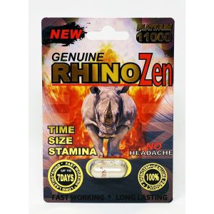 New Genuine Rhino Zen 11000 Platinum Male Enhancement