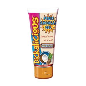 Dickalicious Penis Arousal Gel Pina Colada 2 oz