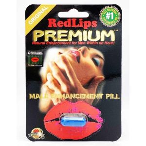 Red Lips Premium 1250mg For Men Blue Male Enhancement Pill
