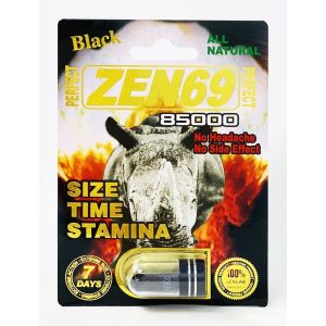 All Natural Perfect Zen69 Black 85000 Male Enhancement Capsule