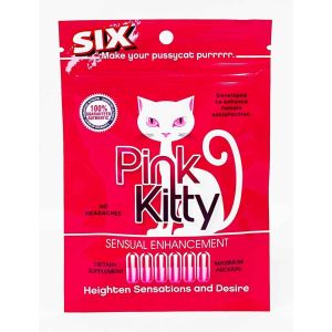 6 Pills Pack Pink Kitty Female Sensual Enhancement