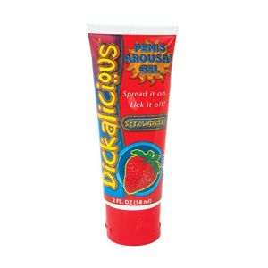 Dickalicious Penis Arousal Gel Strawberry 2 oz