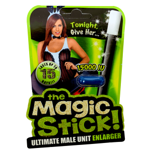 The Magic Stick 15000IU Ultimate Male Unit Enhancer Blue Pills front