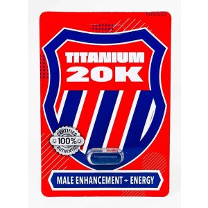 Male Enhancement Pill Titanium 20K Energy Supplement