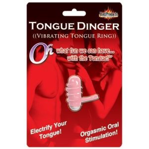 Tongue Dinger Vibrating Tongue Ring (magenta)