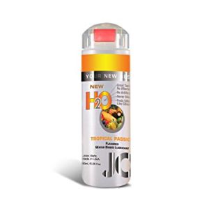 System Jo H2O Tropical Passion Flavored Lubricant Latex Safe  5.25Oz