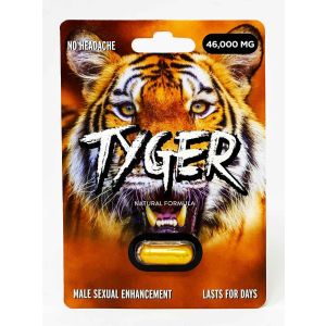 Pill Tyger 46000mg Male Enhancement Gold front